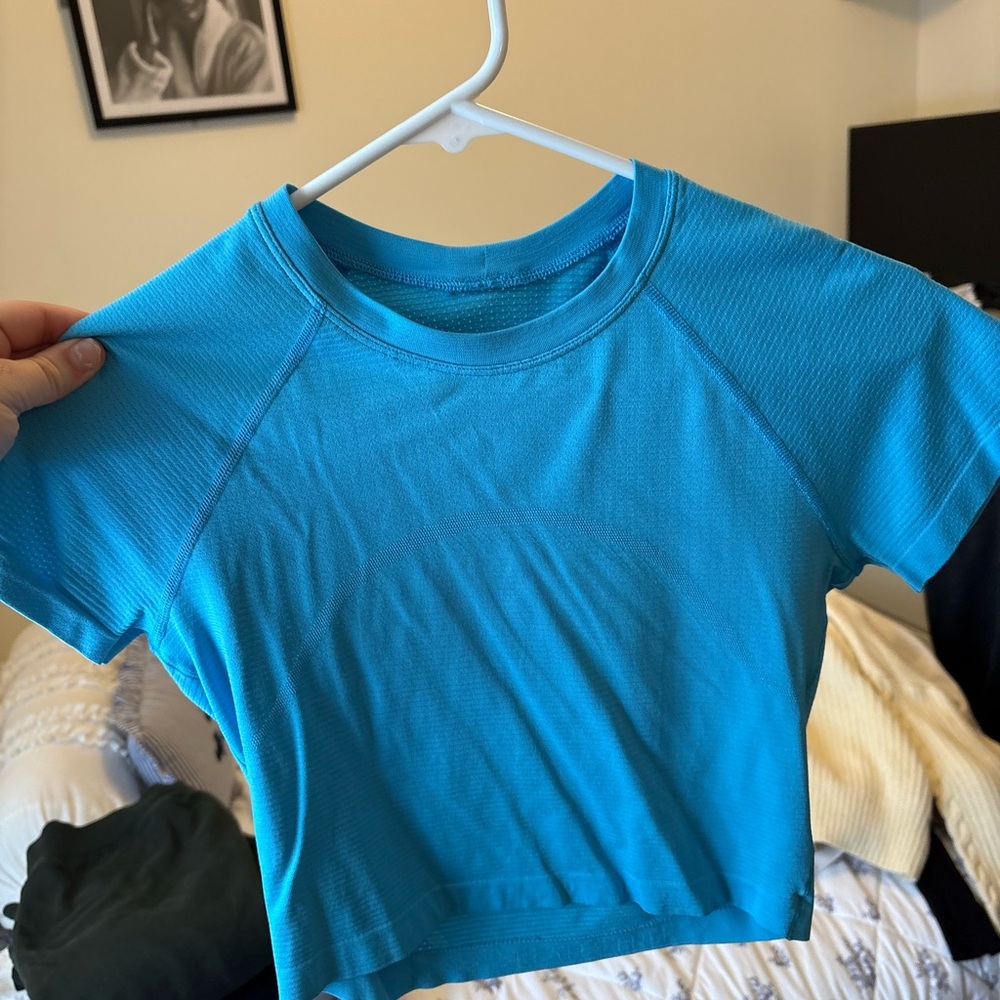 Lululemon Athletica Blue Muscle Tee